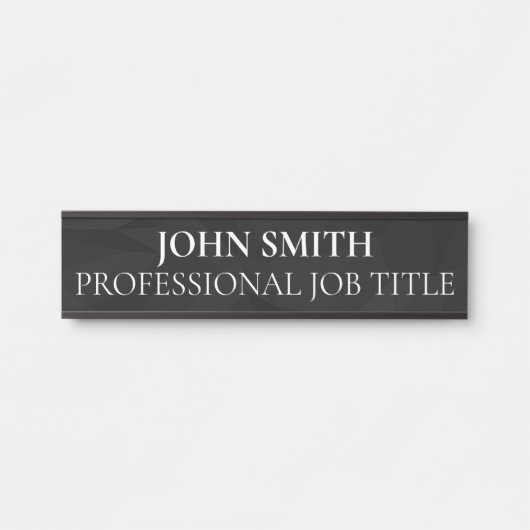 Modern Professional Office Door Sign Deurbordje (Voorkant)