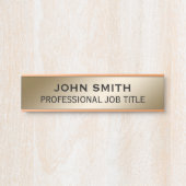 Modern Professional Office Door Sign Deurbordje (Voorkant)