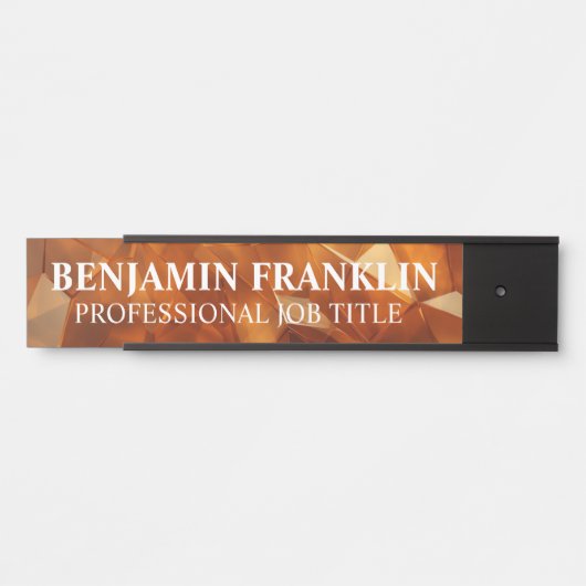 Modern Professional Office Door Sign Deurbordje (Voorkant)