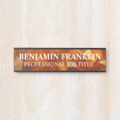 Modern Professional Office Door Sign Deurbordje (Voorkant)