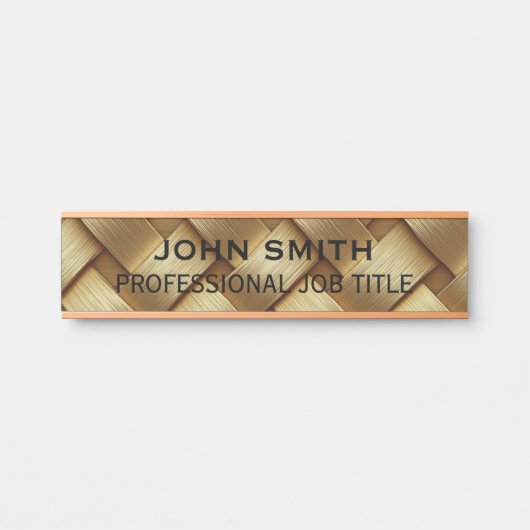 Modern Professional Office Door Sign Deurbordje (Voorkant)