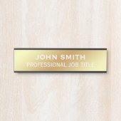 Modern Professional Office Door Sign Deurbordje (Voorkant)