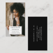 Modern Professional Photo Visitekaartje (Voorkant / Achterkant)