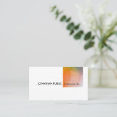 Modern Professioneel Abstract Elegant Artistic Visitekaartje (Staand voorkant)