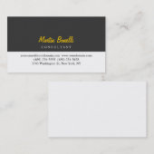 Modern professioneel Calligrafisch Visitekaartje (Voorkant / Achterkant)