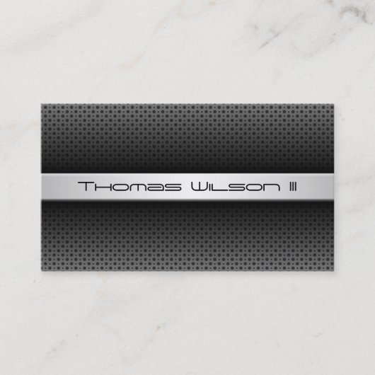 Modern professioneel geperforeerd metaal Visitekaa Visitekaartje (Voorkant)