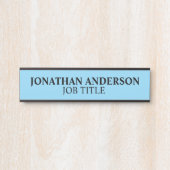 Modern professioneel Kantoor deurteken Deurbordje (Voorkant)