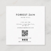 modern professioneel logo visitekaartje (Achterkant)