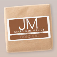 Modern professioneel minimaal ontwerp | Bruin & Wi