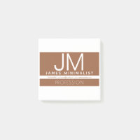 Modern professioneel minimaal ontwerp | Bruin & Wi