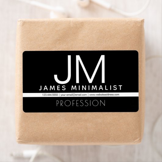 Modern professioneel minimalistisch ontwerp | Zwar Etiket (Insitu)