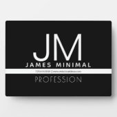 Modern professioneel minimalistisch ontwerp | Zwar Fotoplaat (voorkant)