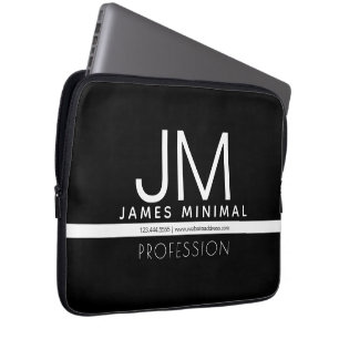 Modern professioneel minimalistisch ontwerp   Zwar Laptop Sleeve