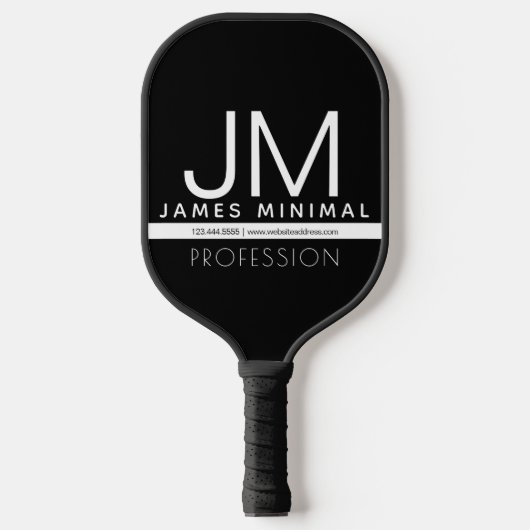 Modern professioneel minimalistisch ontwerp | Zwar Pickleball Paddle (Voorkant)