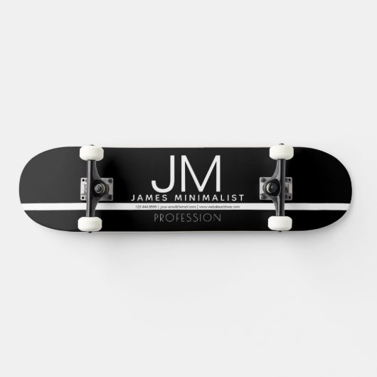 Modern professioneel minimalistisch ontwerp | Zwar Skateboard (Horizontaal)