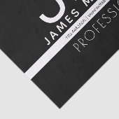 Modern professioneel minimalistisch ontwerp | Zwar Tissuepapier (Detail)