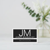 Modern professioneel minimalistisch ontwerp | Zwar Visitekaartje (Staand voorkant)