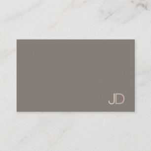 Modern professioneel monogram Elegante kleurenharm Visitekaartje