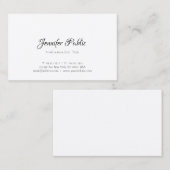 Modern Professioneel Ontwerp Elegante Eenvoudige S Visitekaartje (Voorkant / Achterkant)