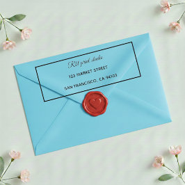 Modern Professioneel Retouradres Stempel voor de G