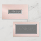 Modern professioneel stijlvol Lijst Visitekaartje (Voorkant / Achterkant)