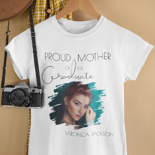 Modern Proud Moeder van de Afstuderen   Foto T-shirt