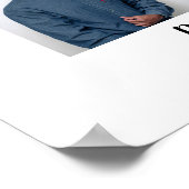 Modern Proud papa | 5 Foto-Afstuderen Poster (Hoek)