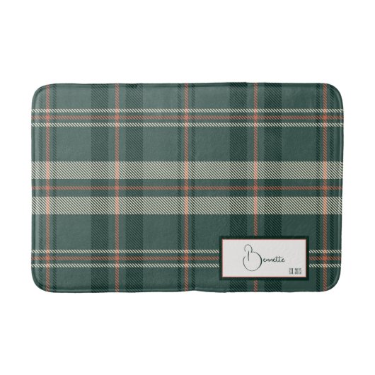 Modern Pset Juniper Bath Mat (Voorkant)