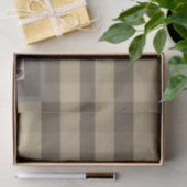 Modern Pset Monogram Brown Beige Tissuepapier (Geschenk)
