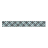 Modern Pset Pattern in Blue and Grey Grosgrain Lint (Voorkant)