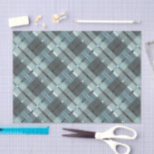 Modern Pset Pattern in Blue and Grey Tissuepapier (Craft)