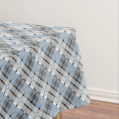 Modern Pset Pattern Light Blue and Grey Tafelkleed (Voorbeeld)