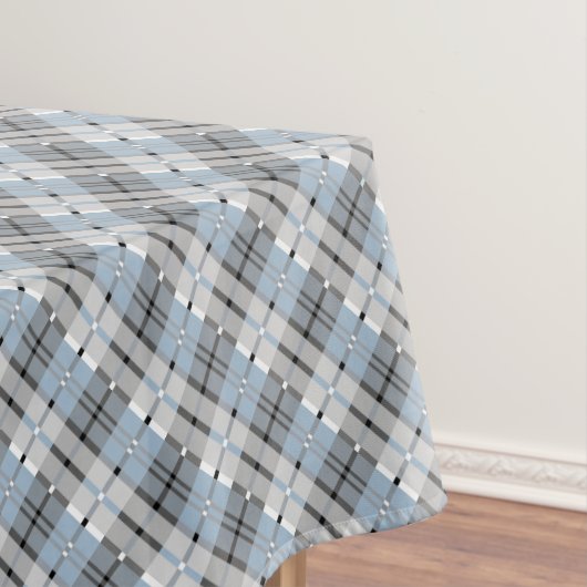Modern Pset Pattern Light Blue and Grey Tafelkleed (Voorbeeld)