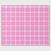 Modern Pset Pink Heart Collectie Cadeaupapier (Vlak)