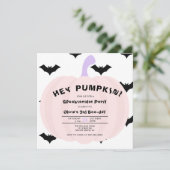 Modern Pumpkin Halloween ieder jaar van de dag Kaart (Staand voorkant)