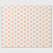 Modern Pumpkin Pattern Oranje White Cadeaupapier (Vlak)