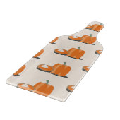 Modern Pumpkin Pumpkin Pie Pattern Cream Snijplank (Hoek)