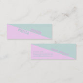 Modern Punchy Pastel Duotone - Visitekaartje (Voorkant / Achterkant)