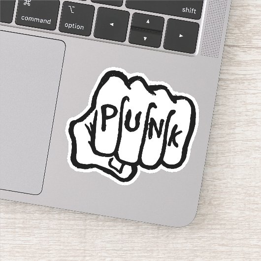 Modern Punk Rock Sticker (Detail)