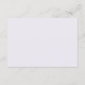Modern Purple Stripes Elegant Wedding RSVP Card (Dos)