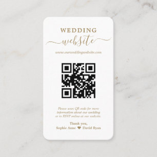Modern QR Code Visitekaartje van de website van he