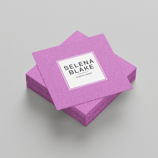 Modern QR-codeontwerp – elegant en minimalistisch Vierkante Visitekaartje