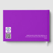 Modern QR Logo Church Easter Guest Book (Verso)