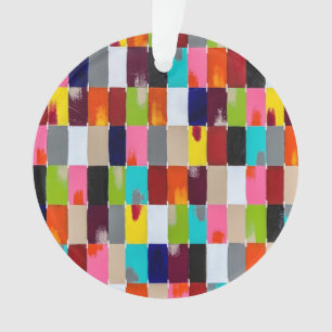 Modern Quilt Acryl Ornament