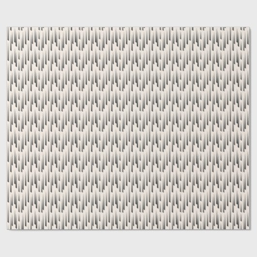 Modern Rain Pattern Cadeaupapier (Vlak)