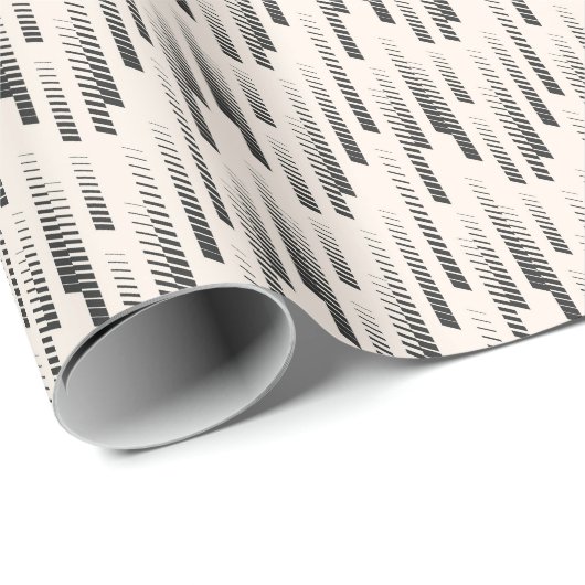 Modern Rain Pattern Cadeaupapier (Rol Hoek)