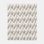 Modern Rain Pattern Fleece Deken (Voorkant)