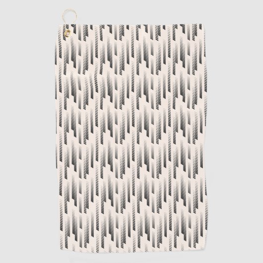 Modern Rain Pattern Golfhanddoek (Voorkant)
