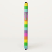 Modern Rainbow 4-fotoscriptnaam Monogram Case-Mate iPhone Case (Achterkant / rechts)