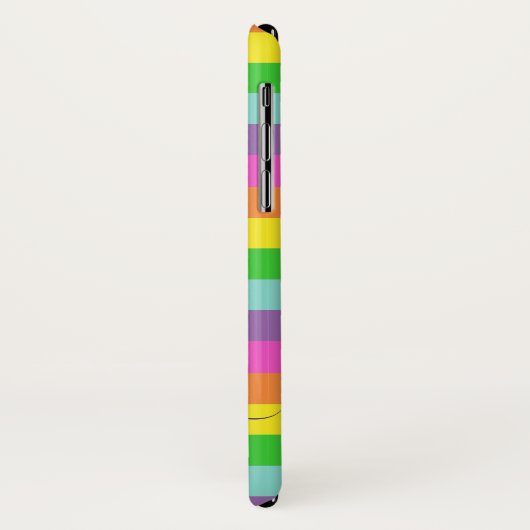 Modern Rainbow 4-fotoscriptnaam Monogram Case-Mate iPhone Case (Achterkant/links)